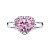 Ring with spinel and diamonds