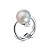 Ring with South Sea pearl and diamonds