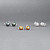 Stud earrings with golden South Sea pearls and diamonds