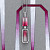 Pendant with polychrome tourmalines and diamonds