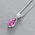 Pendant with spinel and diamond