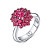 Ring with spinels