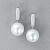 Earrings with South Sea pearls and diamonds