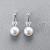 Earrings with South Sea pearls and diamonds