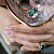 Ring with mint tourmalines and diamonds