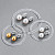 Earrings with golden South Sea pearls and diamonds