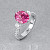Ring with Mahenge spinel and diamonds