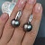Earrings with Tahitian pearls and diamonds
