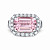 Ring with morganite and diamonds