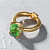 Ring with apple-green paraiba tourmaline