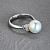 Ring with South Sea pearl and diamonds