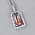 Pendant with Bi-color tourmaline and diamonds