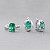 Ring with green tourmaline
