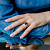Ring with ruby and diamonds