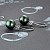 Earrings with Tahitian pearls and diamonds