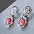 Earrings with conch pearls and diamonds