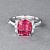 Ring with tourmaline and diamonds