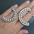 Earrings with akoya pearls and diamonds