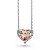 Pendant with Bi-color tourmaline and diamonds