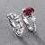 Ring with diamonds