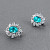 Earrings with paraiba tourmaline and diamonds