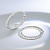 Matching bracelets with Akoya pearls and diamonds