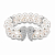 Bracelet with pearls and diamonds