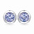 Earrings with lavender tanzanites