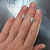 Earrings with diamonds