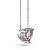 Pendant with Bi-color tourmaline and diamonds
