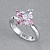 Ring with sapphires and diamonds