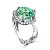 Ring with tourmaline and diamonds