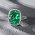 Ring with paraiba tourmaline and diamonds