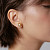 Stud earrings with golden South Sea pearls and diamonds