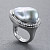 Ring with South Sea baroque pearl and diamonds