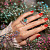 Ring with paraiba tourmaline and diamonds