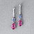 Earrings with spinels, rubellite tourmalines, and diamonds