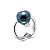 Ring with Tahitian pearl and diamonds