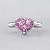 Ring with spinel and diamonds