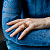 Ring with yellow sapphire and diamonds