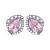 Earrings with morganite and diamonds