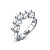 Ring with diamonds