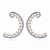 Earrings with Akoya pearls and diamonds