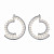 Earrings with Akoya pearls and diamonds