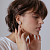 Stud earrings with South Sea pearls and diamonds