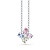 Pendant with sapphires and diamonds