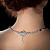 Necklace with blue sapphires and diamonds