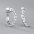 Earrings with diamonds