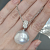 Pendant with South Sea baroque pearl and diamonds