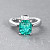 Ring with Lagoon tourmaline